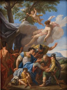 Venüs Yaralı Aeneas için Basitlik Getiriyor by Hendrik Krock