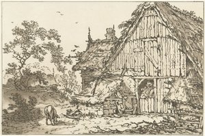 Boerderij, de deuropening