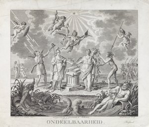 Bölünmezlik Alegorisi, 1795 Bölünmezlik (nesne üzerindeki başlık) 1795