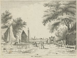 Bir nehir manzarası Berkel