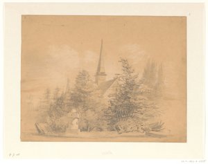 ağaçlar arasında kilise