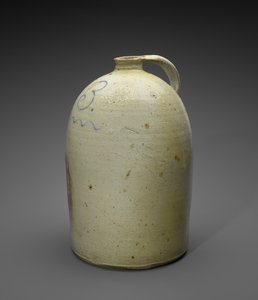 Sürahi, ç. 1886-1905 (kobaltlı tuz sırlı taş eşya)