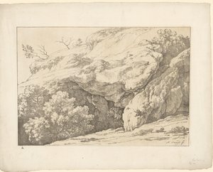 Çalılı kayalar Tentamina Lithographica (dizi başlığı) İtalyan manzaraları (dizi başlığı)