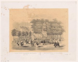 Willem I heykeli ile Lahey