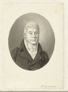 Portret van F.D. değişim by Hendrik Willem Caspari