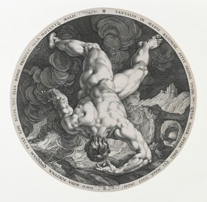 Dört Utançtan Tantalus by Hendrik and Cornelisz. van Haarlem Cornelis Goltzius