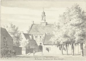 Dordrecht'teki St. Jorisdoelen by Hendrik de Winter