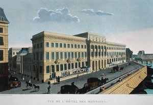 Hotel des Monnaies, 1815-20 dolayları (renkli gravür)