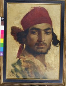 Gitano, Baş Çalışması by Henri Alexandre Georges Regnault