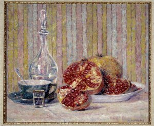 El bombalı natürmort Tablo Henri Aurrens (1873-1934) Zorunlu söz: Koleksiyon temeli, de Provence, Marsilya by Henri Aurrens