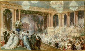 Akşam yemeği, III. Napolyon tarafından Tuileries