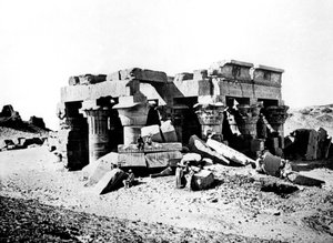 Ombos Tapınağı, Nubia, Mısır, 1887