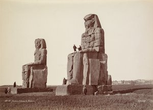 Thebes, Memnon Heykeli, 1870