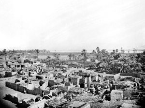 Karnak Köyü, Nubia, Mısır, 1887