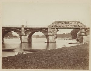 Fransa-Prusya Savaşı Sonrası Le Pont de Saint Cloud by Henri Bevan
