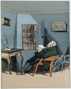 Ofis başkanı - Henri Monnier tarafından “” İdari adetler”de by Henri Bonaventure Monnier
