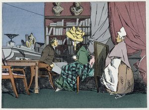 Bay Bölüm Başkanı bir dinleyici kitlesi veriyor - Henri Monnier