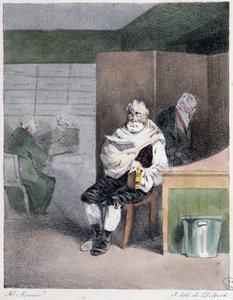 Sous şef - Henri Monnier tarafından “” İdari adetler” de by Henri Bonaventure Monnier