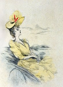 Bir kadın rüya by Henri Boutet
