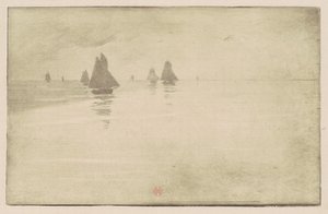 Sabah Sisi İçinde Tekneler by Henri Charles Guérard