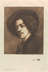 Whistler'ın Portresi by Henri Charles Guérard