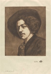 Whistler'ın Portresi by Henri Charles Guérard