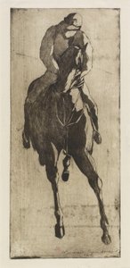 Yarış Atı, c.1888 (gravür ve aquatint) by Henri Charles Guérard