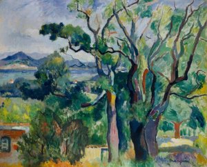 Saint-Tropez Körfezi by Henri Charles Manguin