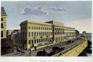 Hôtel des Monnins, 1820 civarında, Courvoisier 1827