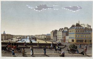 Paris, Notre-Dame köprüsü - Courvoisier tarafından “” Views of Paris ””de by Henri Courvoisier-Voisin