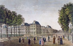 Lüksemburg Sarayı, c.1815-20 (renkli gravür)