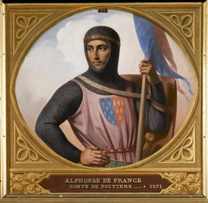 Poitiers Prensi Alphonse 1220-1271, Toulouse Kontu, 1837.