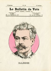 Oy pusulası 2. seri, Renklerde Hiciv: Sakal - Henri Demare tarafından yapılan illüstrasyon (1846-1888)