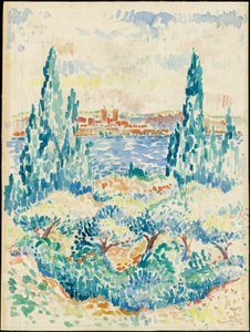 antibes by Henri-Edmond Cross