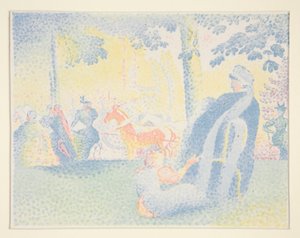 Champs Elysees by Henri-Edmond Cross