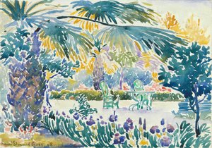 Ressamın Bahçesi, Saint Clair, 1908. by Henri Edmond Cross