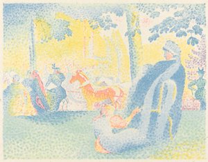 Champs-Elysees by Henri-Edmond Cross