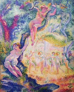 The Glade by Henri-Edmond Cross