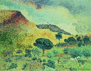 Maures Dağları, 1906-07 by Henri Edmond Cross