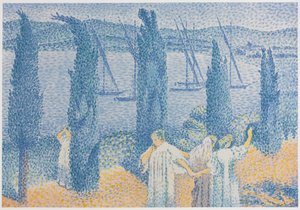 Gezinti Yolu (Selvili Peyzaj) by Henri-Edmond Cross