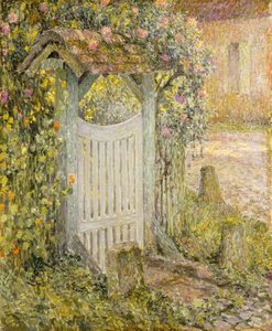 Le Pothuis, Gerberoy by Henri Eugene Augustin Le Sidaner