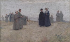 Yetimlerin Gezinti Yeri, 1888 by Henri Eugene Augustin Le Sidaner