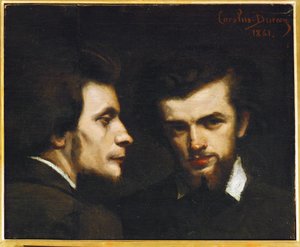 Ressamlar Henri Fantin-Latour (tuval üzerine resim)