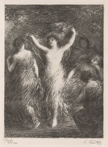 danslar by Ignace Henri Jean Fantin Latour