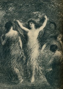 Dansçılar, c1900 by Ignace Henri Jean Fantin Latour