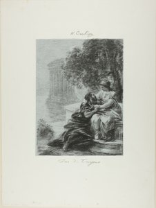 Truva atlarının düeti, ilk levha by Ignace Henri Jean Fantin-Latour