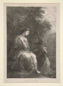 ikilisi by Ignace Henri Jean Fantin Latour