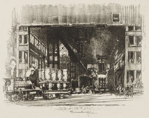 İngiliz Savaş Çalışması: Kutular, Büyük Kabukların Dökümü by Ignace Henri Jean Fantin-Latour