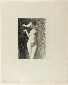 Havva için Etüt by Ignace Henri Jean Fantin-Latour