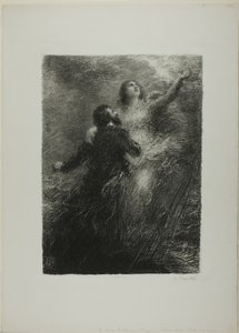 Uçan Hollandalı Finali, ikinci plaka by Ignace Henri Jean Fantin Latour